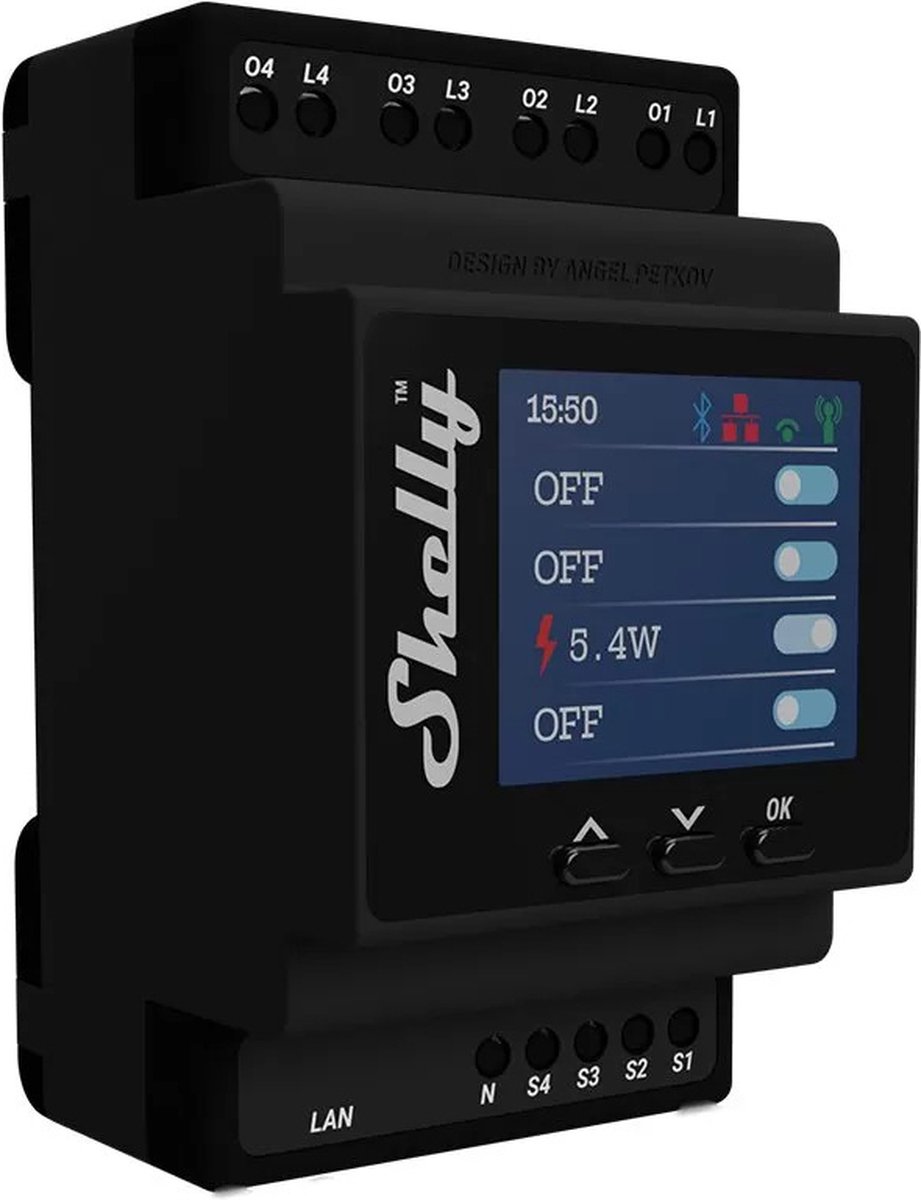 Shelly Plus – commutateur de relais WiFi pour maison intelligente 1PM,  contrôle et mesure de la consommation
