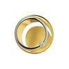 The Jewelry Collection Hanger Diamant 0.03ct H Si - Bicolor Goud