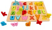 DW4Trading® houten inlegpuzzel alfabet kleine letters