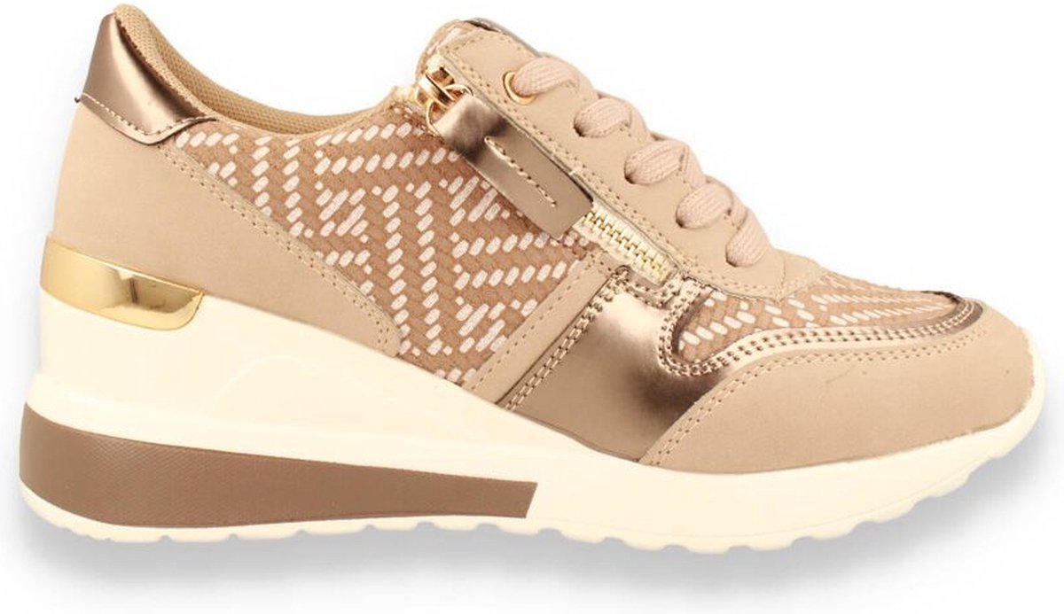 MODE-MANIA dames sneaker taupe TAUPE 40