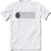 Blockchain - Crypto T-Shirt Kleding Cadeau | Dames / Heren / Unisex | Bitcoin / Ethereum shirt | Grappig Verjaardag kado | BTC Tshirt Met Print | - Wit - XL