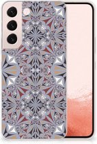 Coque de téléphone Coque Samsung Galaxy S22 Flower Tiles