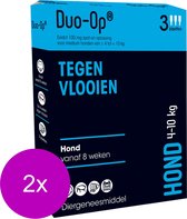 Duo-Op Hond Tegen Vlooien - Anti vlooienmiddel - 2 x 3 pip 4-10 Kg