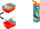 Broodtrommel multi 3 in 1 + Drinkfles - 400 ml - Pokémon - Lunch set