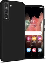 Hoesje Geschikt Voor Samsung Galaxy S22 Plus Hoesje Silicone Backcover - Zwart