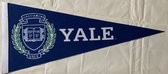 Yale University - Yale - NCAA - Vaantje - American Football - Sportvaantje - Wimpel - Vlag - Pennant - Universiteit - Ivy League amerika - 31 x 72 cm
