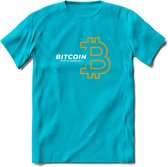 Bitcoin - Crypto T-Shirt Kleding Cadeau | Dames / Heren / Unisex | Bitcoin / Ethereum shirt | Grappig Verjaardag kado | Tshirt Met Print  Prijs - Blauw - XXL