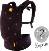 Tula Baby Draagzak - Free to Grow - Vanaf De Geboorte - Silva - Incl Suprise Bibs Speen by Le Beau - Ergonomisch - Buikdrager - Rugdrager