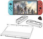 Housse de protection Nintendo Switch - Protecteur transparent Joy Con - Protection contre les rayures