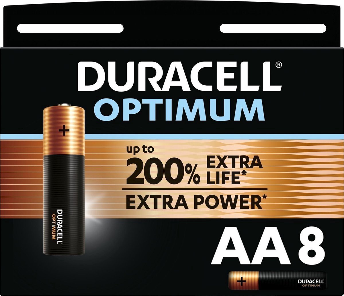Duracell Optimum Alkaline AA batterijen - 24 stuks Voordeelverpakking