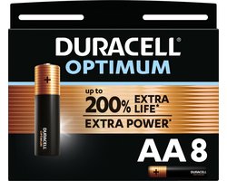Duracell Optimum Alkaline AA batterijen - 24 stuks Voordeelverpakking