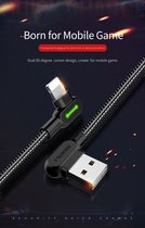 MCDODO Onbreekbare iPhone Lightning USB Kabel - 3 Meter - Apple - 2x Sneller Opladen - 90° Design
