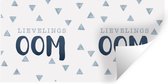 Muurstickers - Sticker Folie - Quotes - 'Lievelingsoom' - Spreuken - 40x20 cm - Plakfolie - Muurstickers Kinderkamer - Zelfklevend Behang - Zelfklevend behangpapier - Stickerfolie