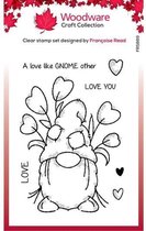 Woodware Clear singles stempel Love gnome