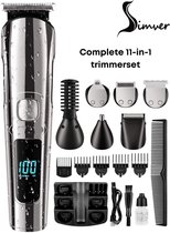 Simver 3000 series - 11-in-1 trimmerset- Bodygroomer - Trimmersets - Scheerapparaat
