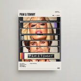 Pam & Tommy Poster - Minimalist Filmposter A3 - Pam & Tommy TV Movie Poster - Pam & Tommy Merchandise - Vintage Posters