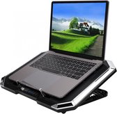 Laptop Cooler - 12 tot 17 Inch - Verstelbaar - 6 Ventilators - Laptop Koeler - Cooling Pad