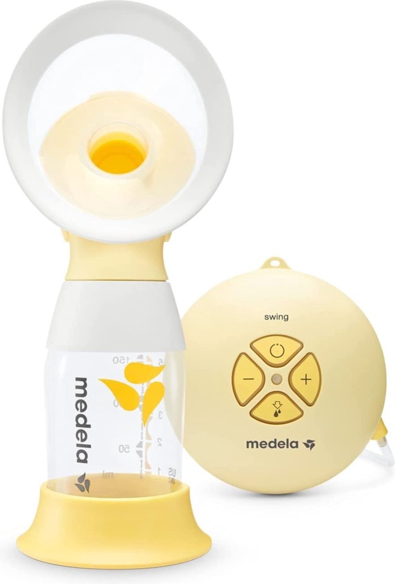 Medela Swing Flex Elektrische melkrefter, compact ontwerp met PersonalFit Flex trechter en 2-fasen afzuigtechnologie van Medela Medela Swing Flex Elektrische melkrefter, compact ontwerp met PersonalFit Flex trechter en 2-fasen afzuigtechnologie van Medela