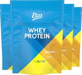 Etos Whey Protein Banana - Eiwitshake - 4 x 510GR - 4 stuks