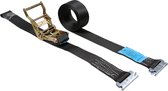 Spanband 50 mm 2 ton 5M Zwart met Sleufgatfitting