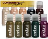 EBA Endura Alcohol-Based Airbrush Contour Pro Pack, 10x30ml (by Joel Harlow)