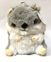 Hamster knuffel - Grijs - 30 cm - Pluche