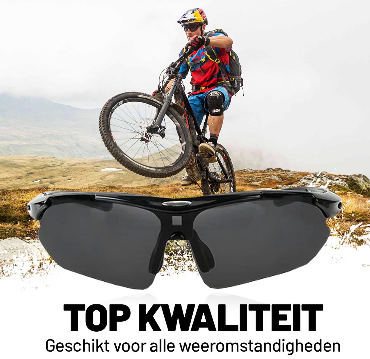 Les lunettes de VTT et de descente pour porteurs de lunettes