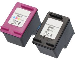 InktDL Huismerk geschikt voor HP 304XL Inktcartridges - Geschikt voor DeskJet 2620 - 2630 - 3720 - 3762 - Envy 5010 - 5020 - 5030