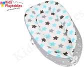 Kiddy Babynestje - roze ruit - met uitneembaar matras | Draagbaar Babynest | Baby Nestje | babybedje |Reisbedje