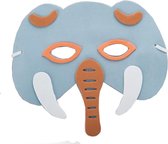 Carnival Toys Verkleedmasker Olifant Junior Eva Blauw One-size