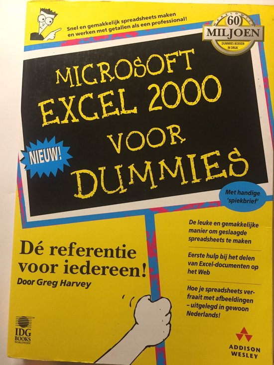Microsoft Excel 2000 voor Windows voor Dummies - cover