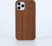 Apple iPhone 12 / 12 Pro TPU & Walnoot Hout