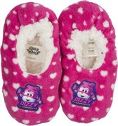 Super Wings pantoffels - slofjes - sloffen - fleece - roze - Maat 31/32