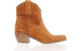 MAURY Elegante Western Boot - cognac suède - maat 39