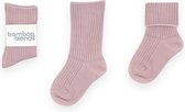 Bamboe Sokken - Baby - 0-6 Maanden - 2 Paar - Roze