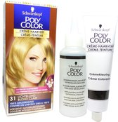 Schwarzkopf Poly Color Cream hair color 31 blond Kleuring MULTIPACK 3x