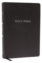 KJV Study Bible, Large Print, Bonded Leather, Black, Red Letter