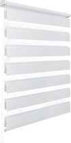 Sol Royal DR8 duo rolgordijn lichtdoorlatend – wit 100x150cm - montage zonder boren – rolgordijnen zonwerend