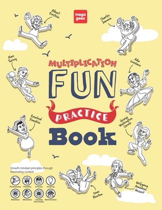 MegaGeex Multiplication Fun Practice Book - cover