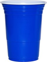 Blue Cups - 50 stuks - 473ml - Party Cups - Drankspel - Beer Pong - Plastic Bekers - Red Cups - Blauw