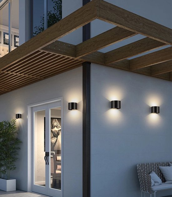 Solar wandlamp voor buiten Solon - zwart Solar wandlamp voor buiten Solon - zwart