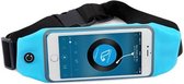 Sport Heupband - Sportband - Hardloop riem met mobiele telefoons houder - Heuptas - Hardloopband - Blauw
