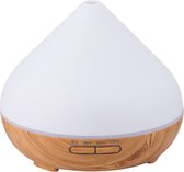 Aroma diffuser - OSMI - 300 ML - 7 kleuren LED lamp - geurverspreider - Aromatherapie - donkerbruin - Afstandsbediening