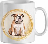 Mok Engelse Bulldog 1.2 | Hond| Cadeau| Cadeau | Beker 31 CL