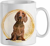 Mok Dachshund 1.5 | Hond| Cadeau| Cadeau | Beker 31 CL