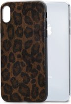 Apple iPhone X/10 Hoesje - Mobilize - Gelly Serie - TPU Backcover - Brown Leopard - Hoesje Geschikt Voor Apple iPhone X/10