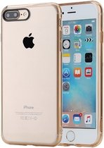 Apple iPhone 7 Plus Hoesje - Rock - Pure Serie - TPU Backcover - Goud - Hoesje Geschikt Voor Apple iPhone 7 Plus