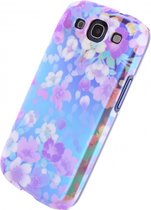 Xccess Oil Cover Samsung Galaxy SIII i9300 Turquoise Flower