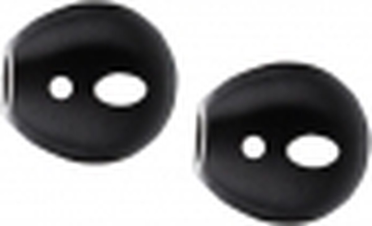 Xccess Earbuds Siliconen Hoesje voor Apple AirPods 1 - Zwart