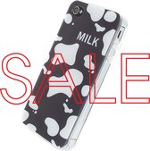 Apple iPhone 4/4s Hoesje - Xccess - Serie - TPU Backcover - White Spots - Hoesje Geschikt Voor Apple iPhone 4/4s
